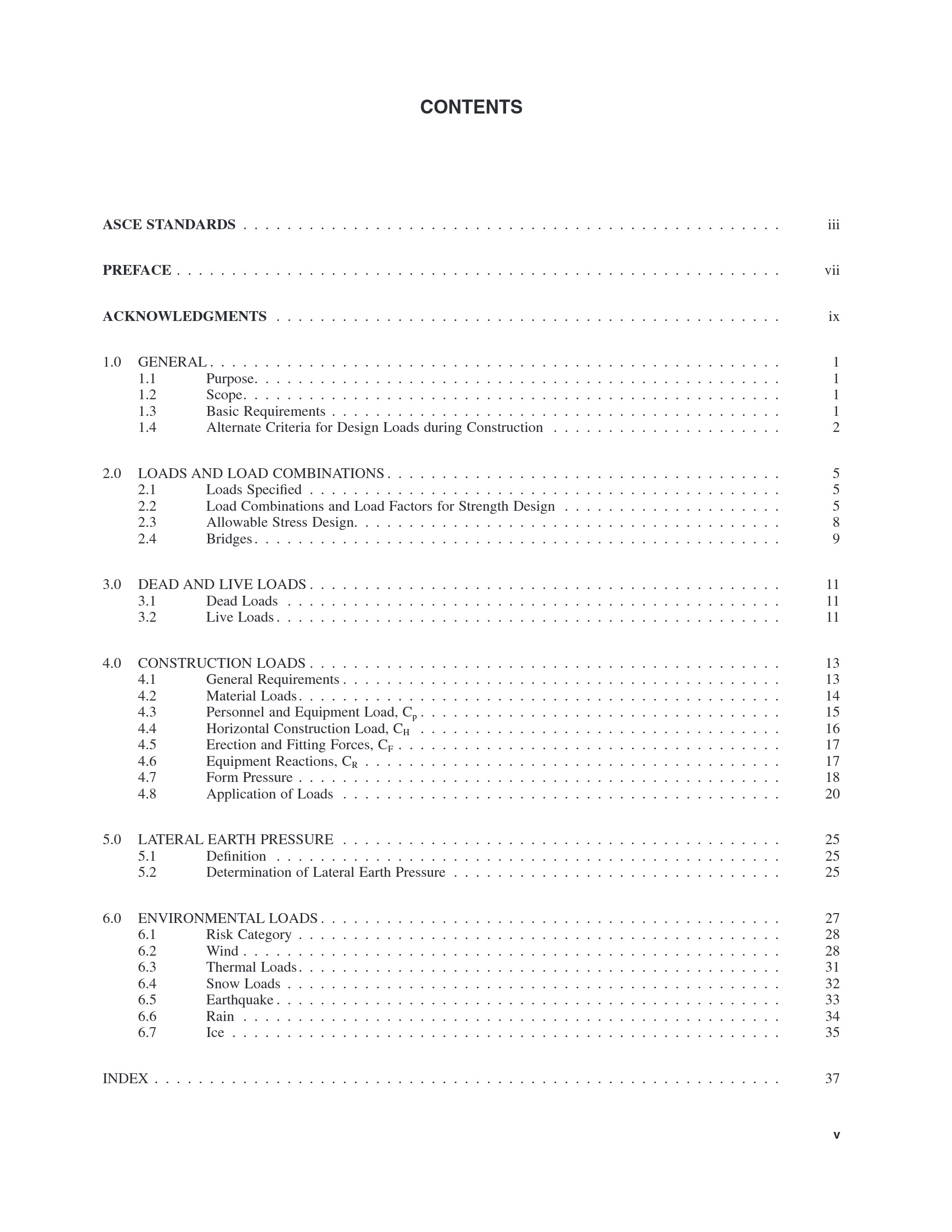 Cover preview — ASCE 37-14 Design Loads on Structures During Construction — Page 6