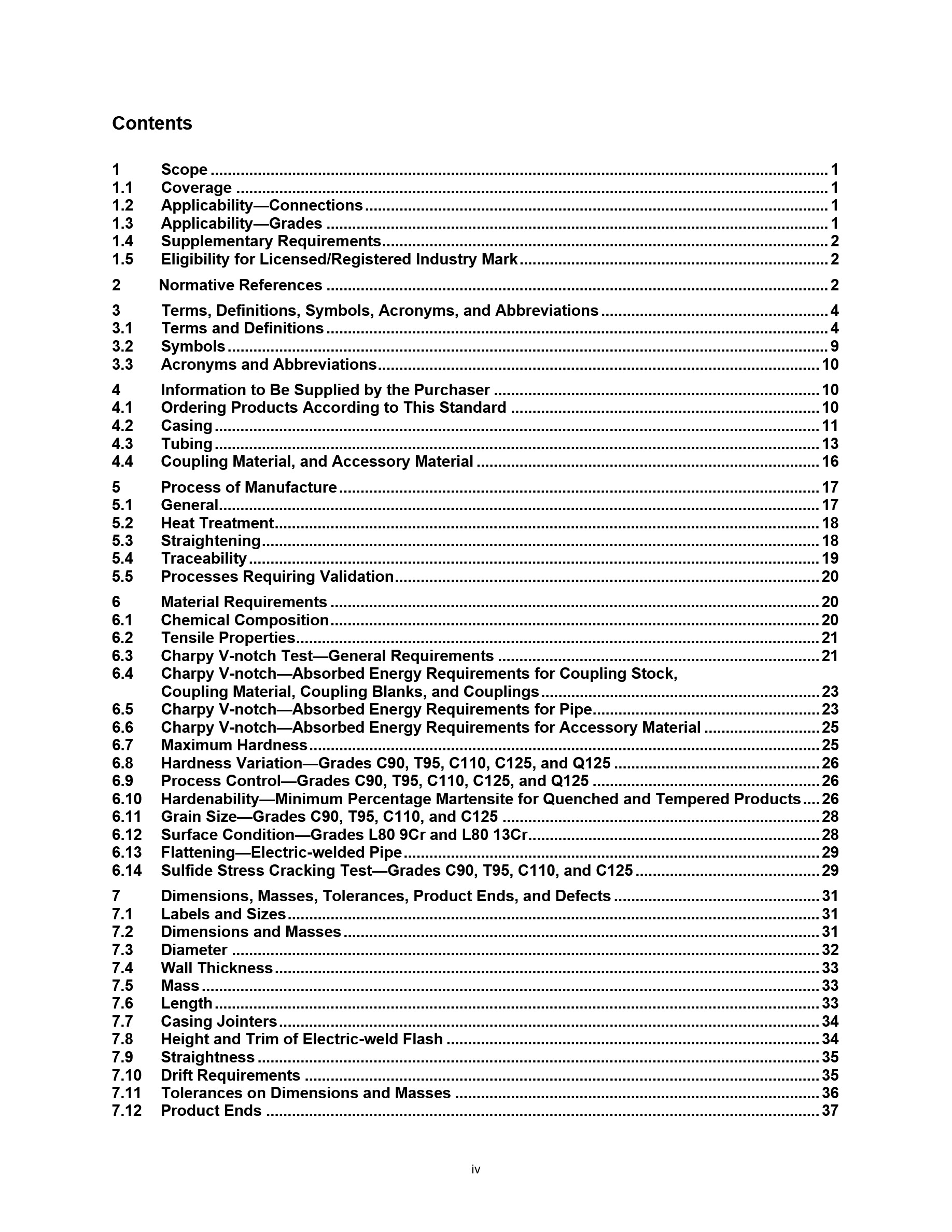 Cover preview — API 5CT Casing and Tubing, Eleventh Edition, Includes Errata 1 (2024) Errata 2 (2024), and Addendum 1 (2025) — Page 4