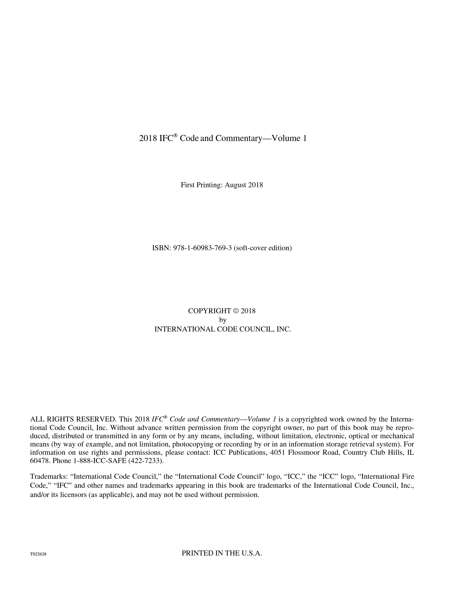 Cover preview — ICC IFC-2018 International Fire Code and Commentary — Page 3