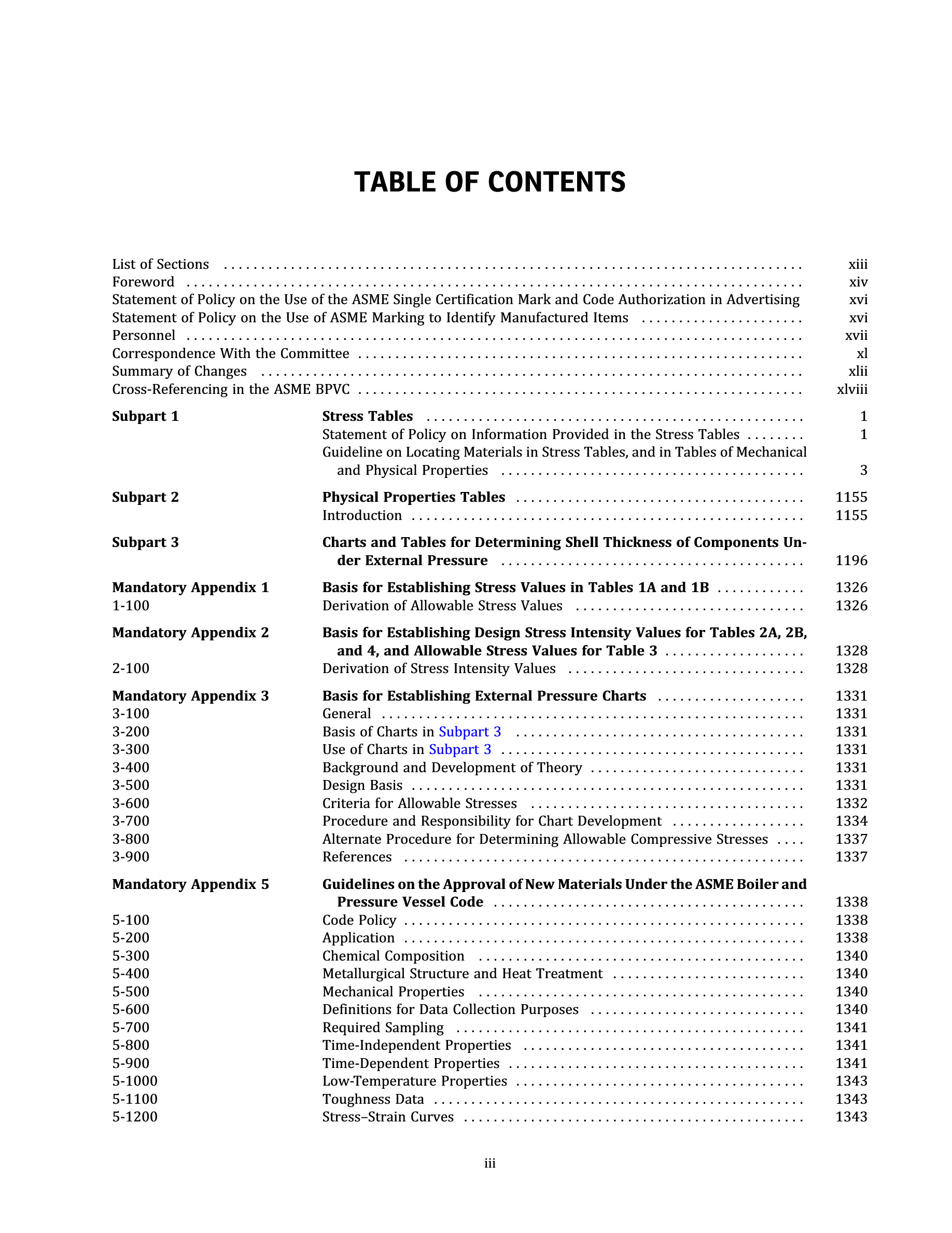 Cover preview — ASME BPVC.II.D.M-2025 Section II, Materials, Part D, Properties (Metric) — Page 5