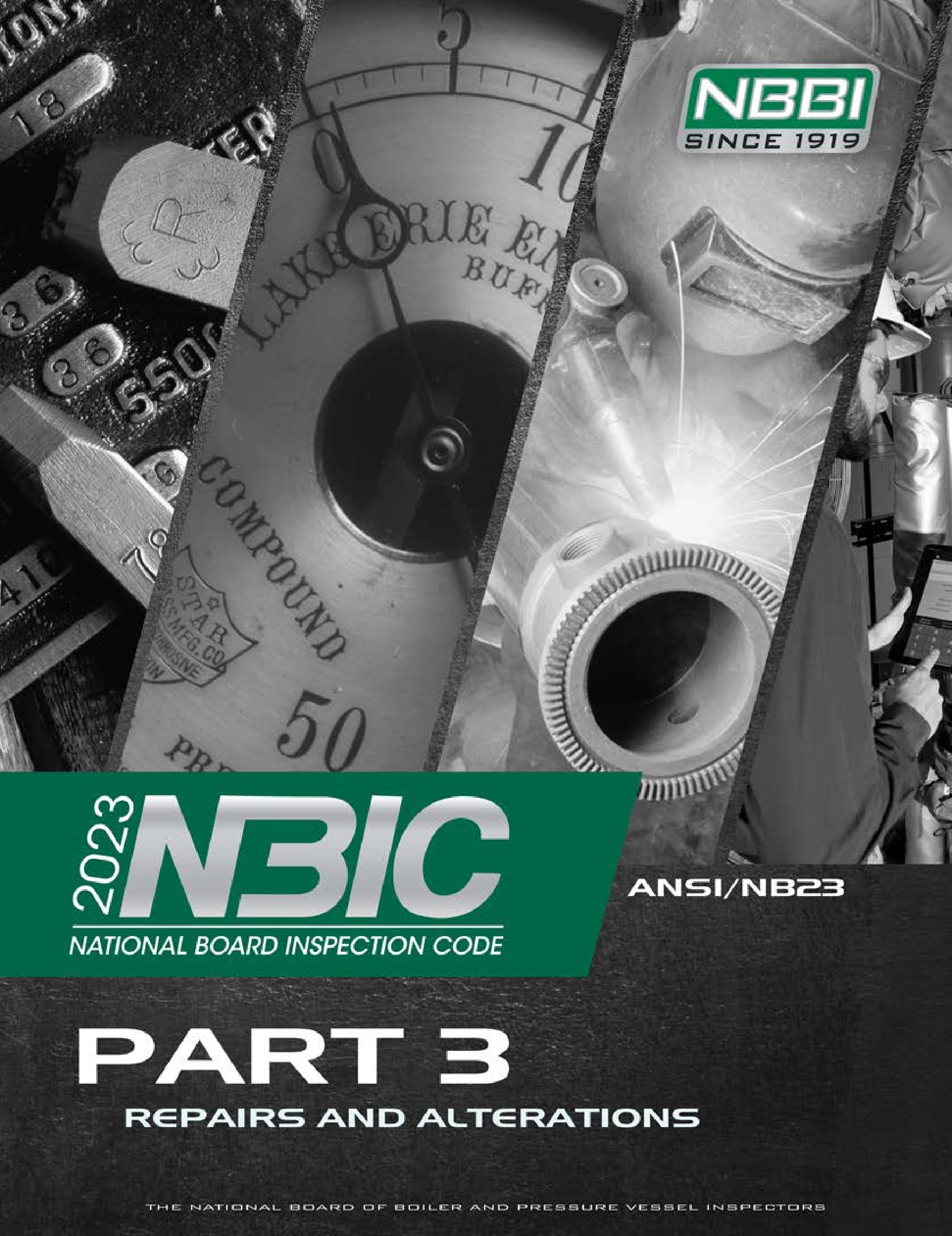 Cover preview — NBBI NB 23 (NBIC) National Board Inspection Code - Part 3 Repairs and Alterations — Page 1