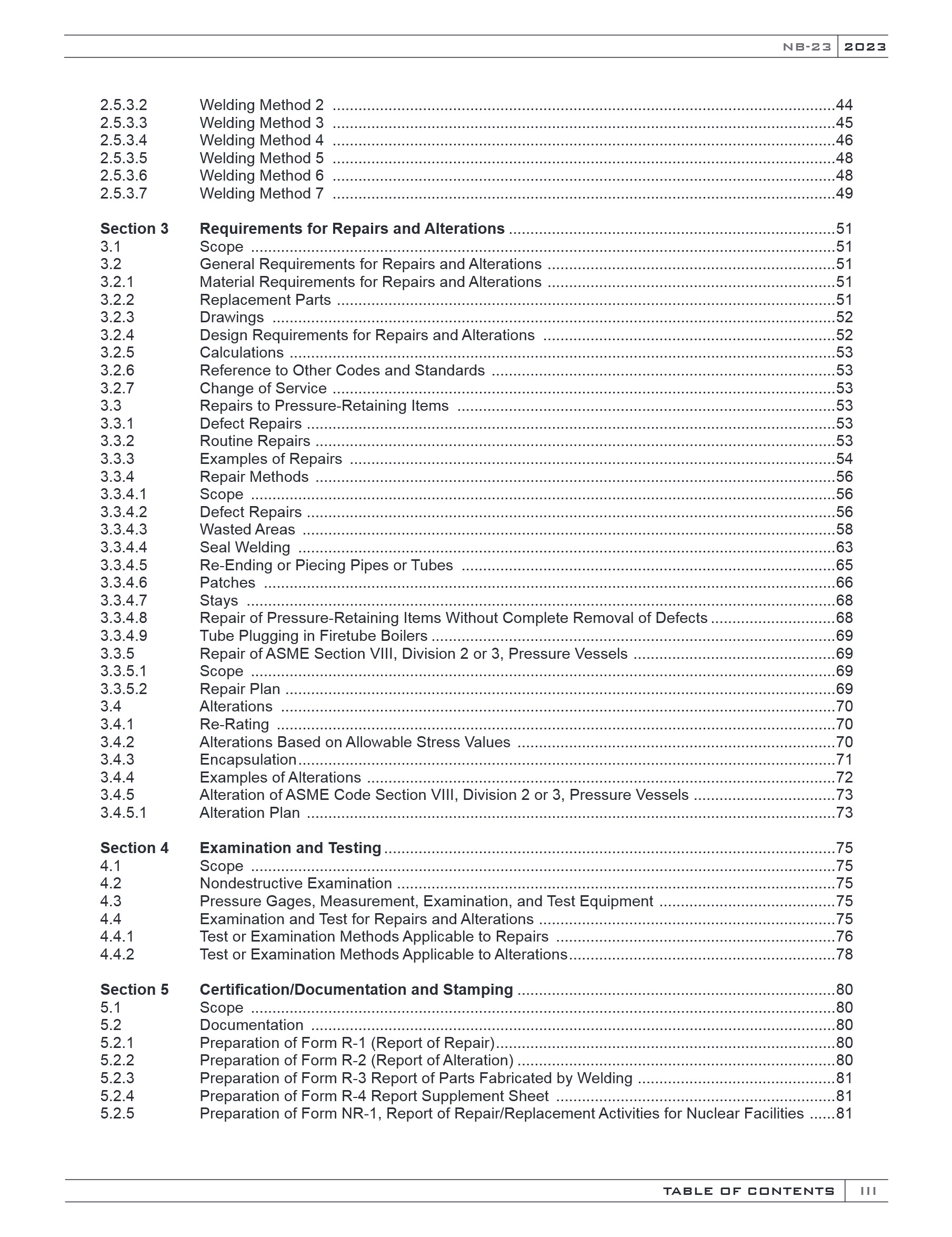 Cover preview — NBBI NB 23 (NBIC) National Board Inspection Code - Part 3 Repairs and Alterations — Page 4
