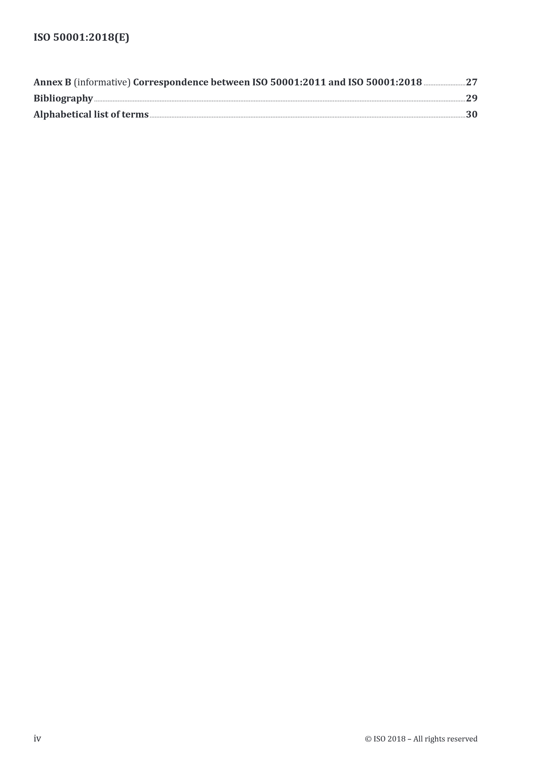 Cover preview — ISO 50001:2018 Energy management systems — Requirements with guidance for use — Page 4