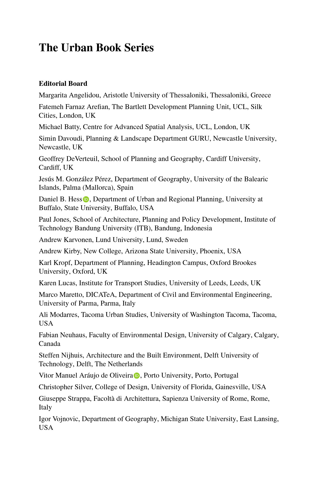 Cover preview — Digital Dreams, Urban Realities: Crafting Sustainable, Inclusive, and Beautiful Cities (The Urban Book Series) — Page 2