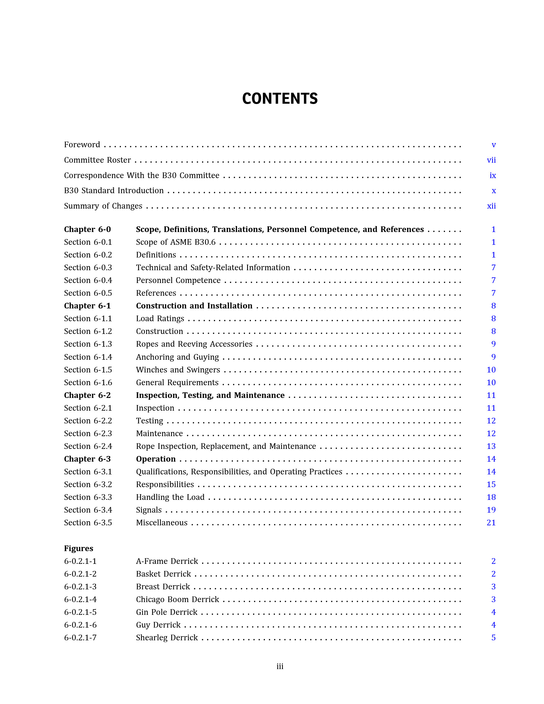 Cover preview — ASME B30.6-2025 Derricks: Safety Standard for Cableways, Cranes, Derricks, Hoists, Hooks, Jacks, and Slings — Page 4