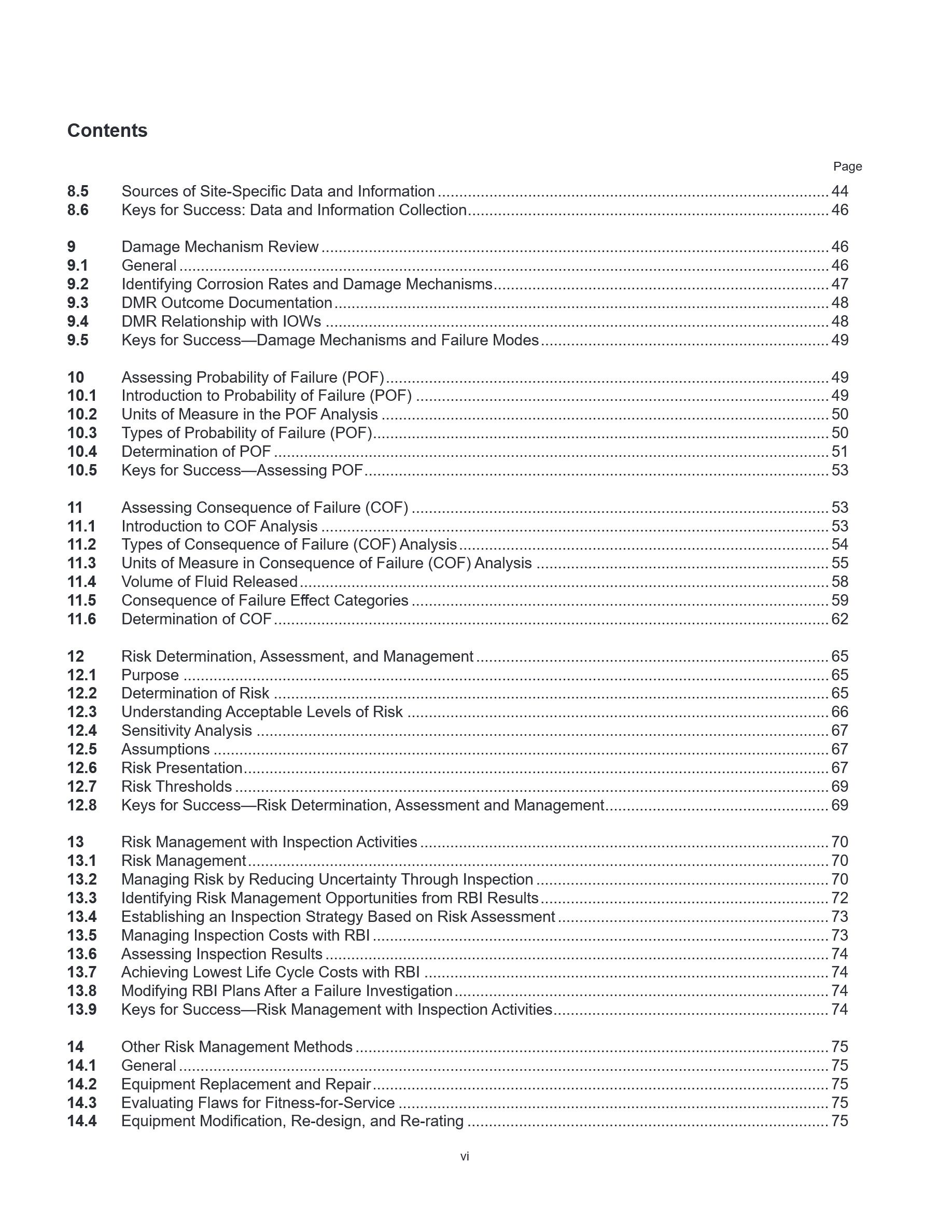 Cover preview — API RP 580 Elements of a Risk-Based Inspection Program, Fourth Edition, Includes Addendum 1 (2025) — Page 6