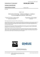 Cover preview — BS EN ISO/IEC 23894:2024 Information Technology — Artificial Intelligence — Guidance on Risk Management — Page 3