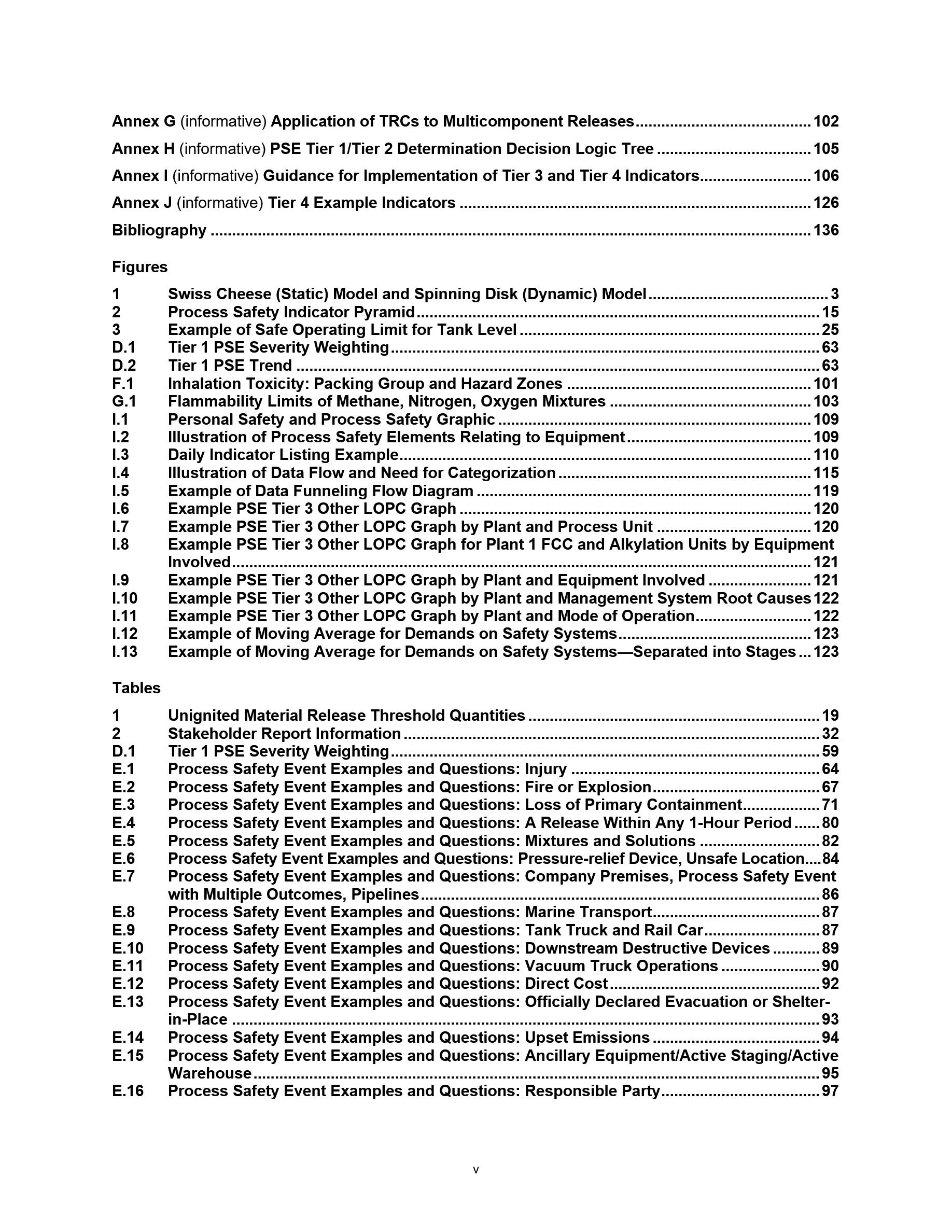 Cover preview — API RP 754 Process Safety Performance Indicators for the Refining and Petrochemical Industries, Fourth Edition — Page 5