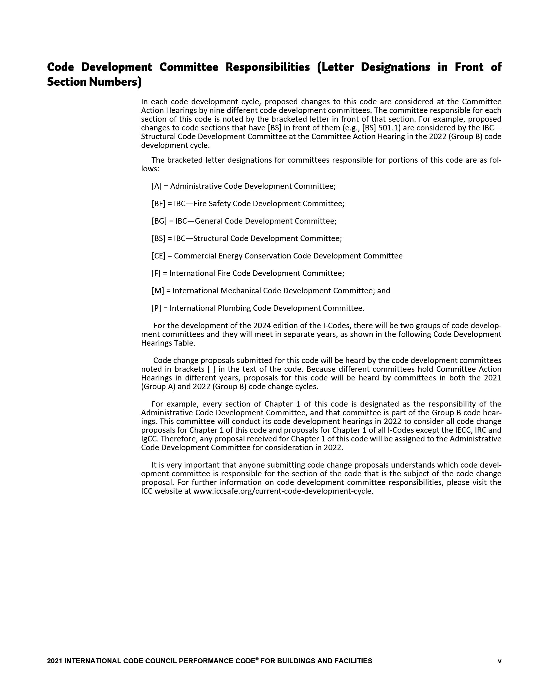 Cover preview — 2021 ICC Performance Code for Buildings and Facilities — Page 6