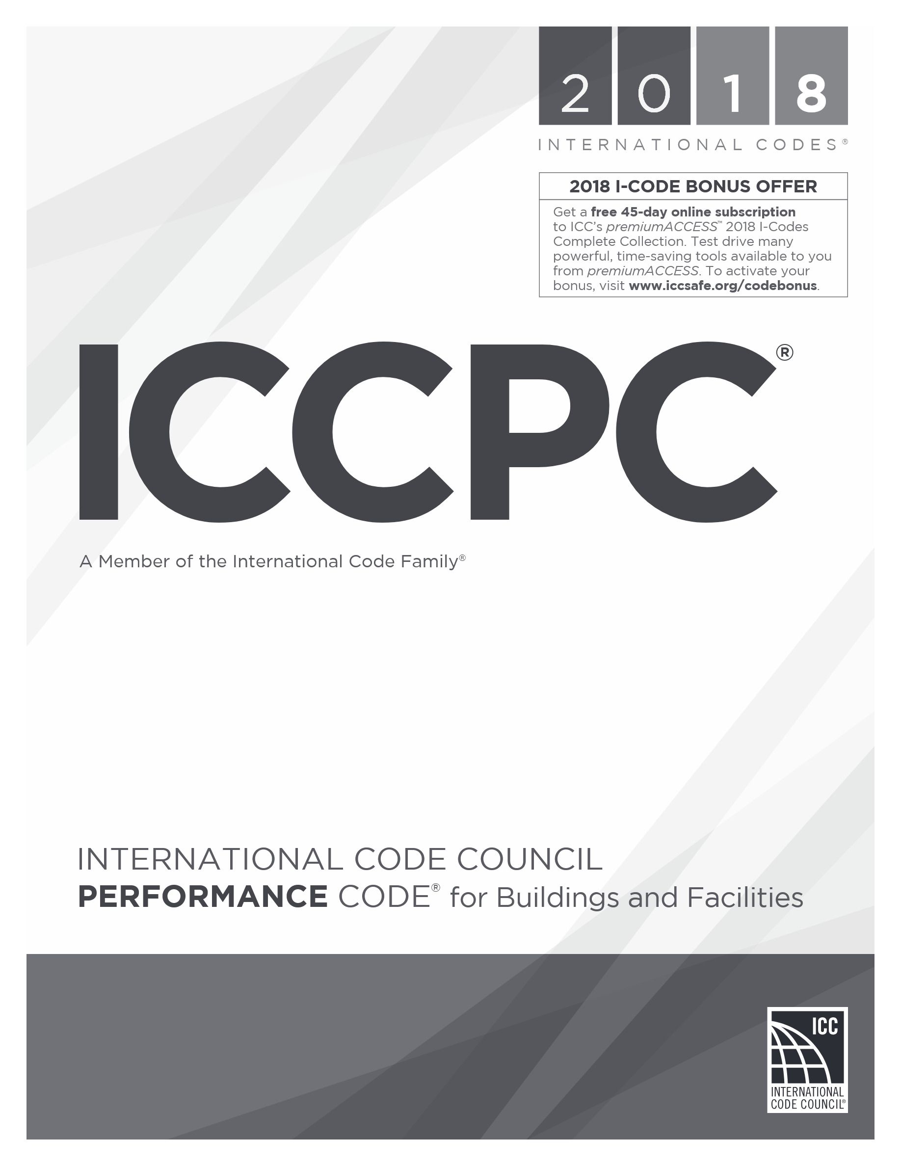 Cover preview — 2018 ICC Performance Code for Buildings and Facilities — Page 2