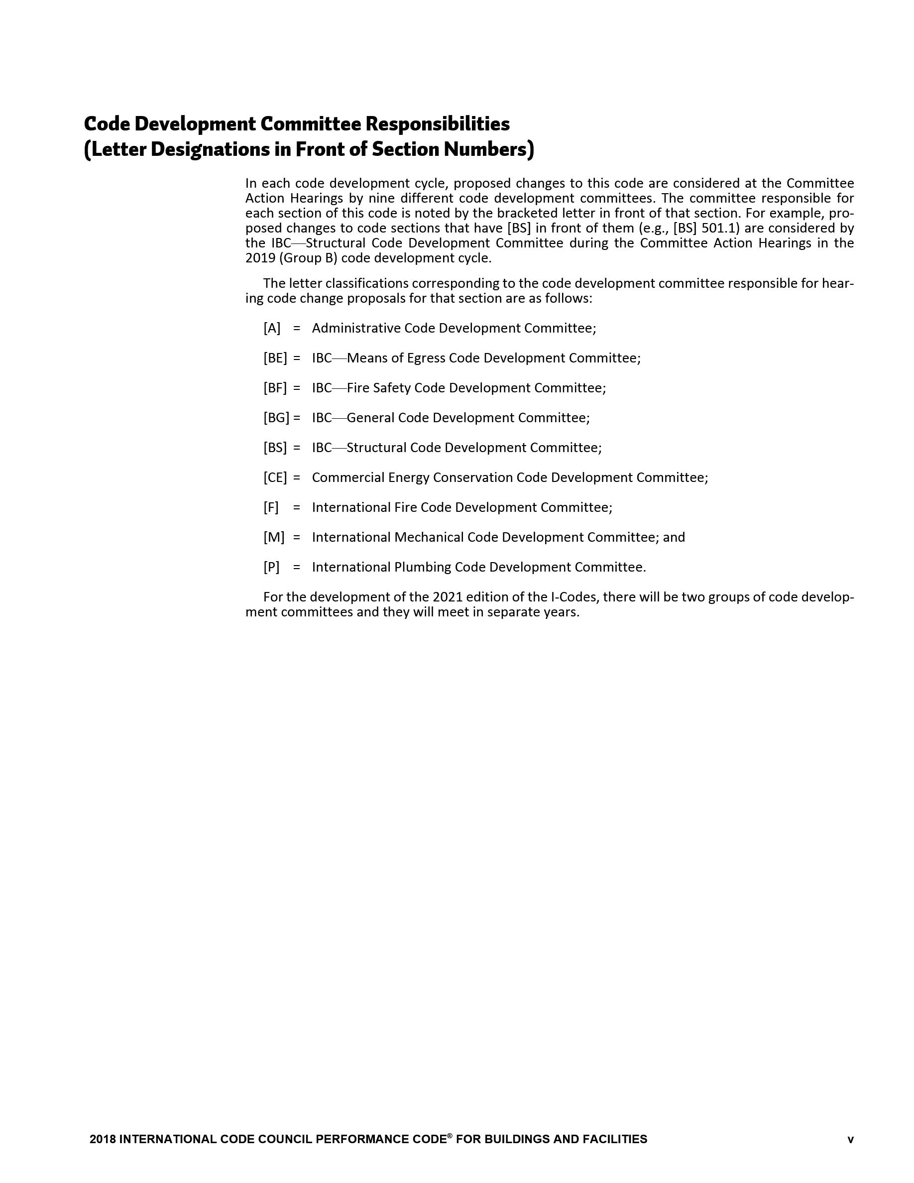 Cover preview — 2018 ICC Performance Code for Buildings and Facilities — Page 6