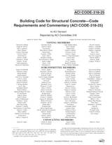 Cover preview — ACI CODE-318-25 Building Code for Structural Concrete — Code Requirements and Commentary — Page 2