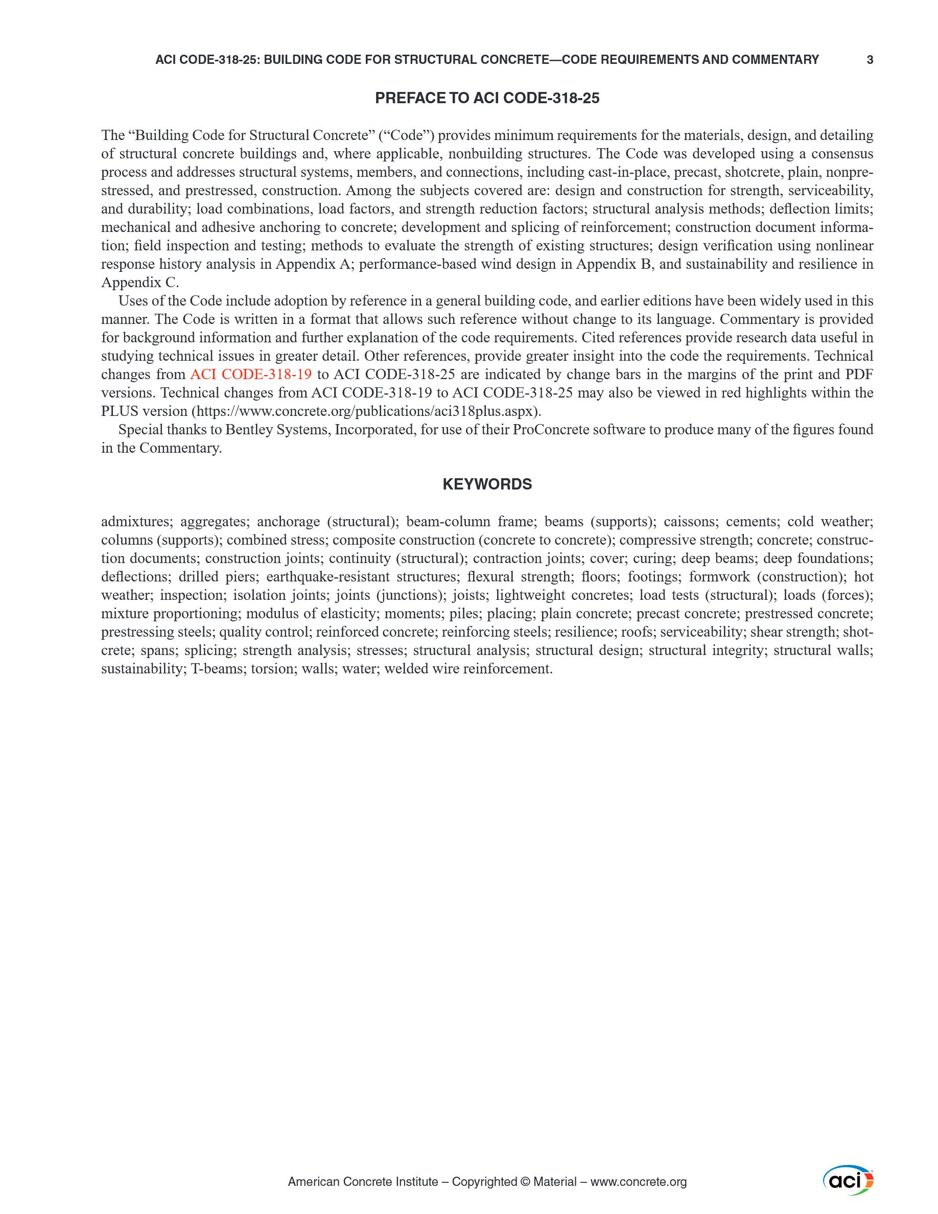 Cover preview — ACI CODE-318-25 Building Code for Structural Concrete — Code Requirements and Commentary — Page 4