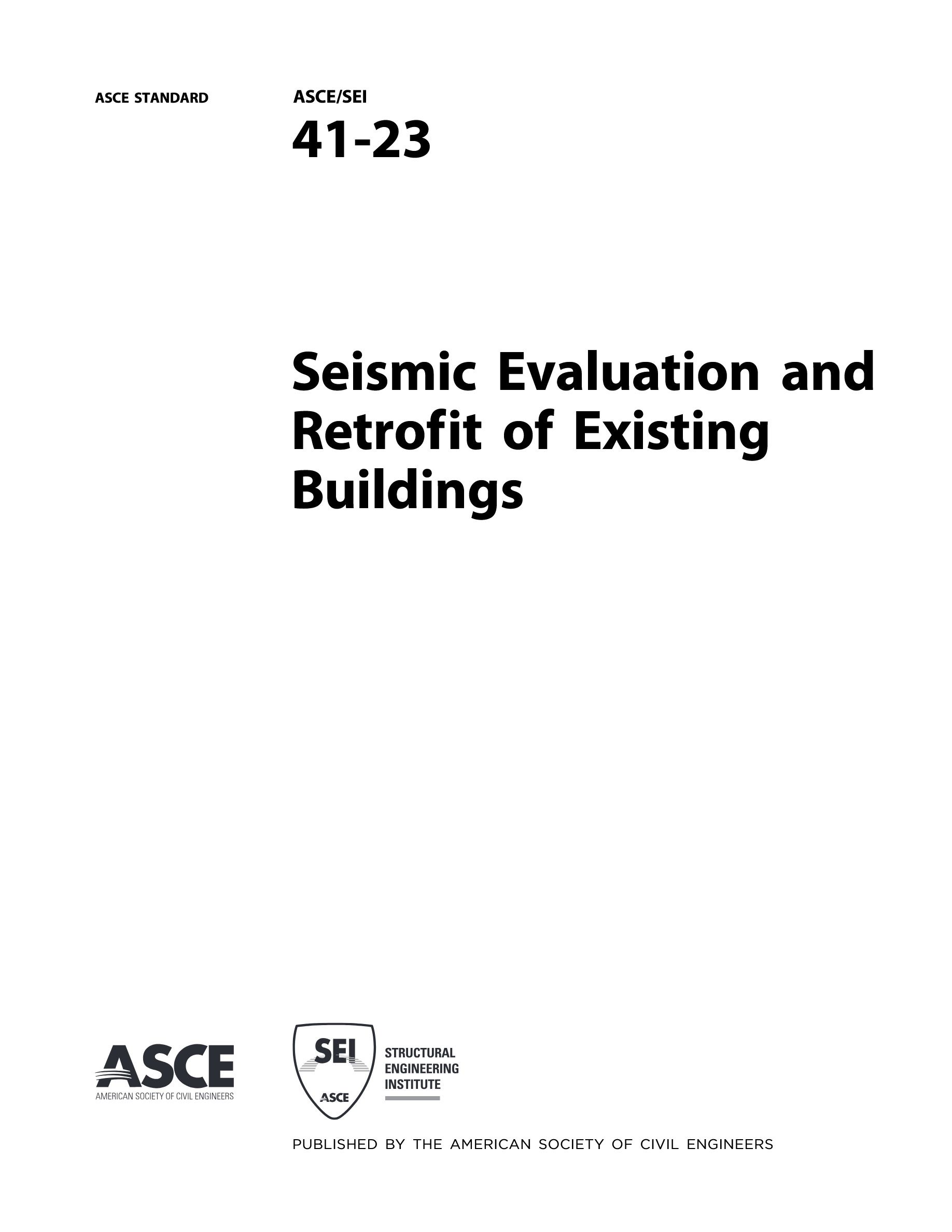 Cover preview — ASCE/SEI 41-23 Seismic Evaluation and Retrofit of Existing Buildings — Page 2