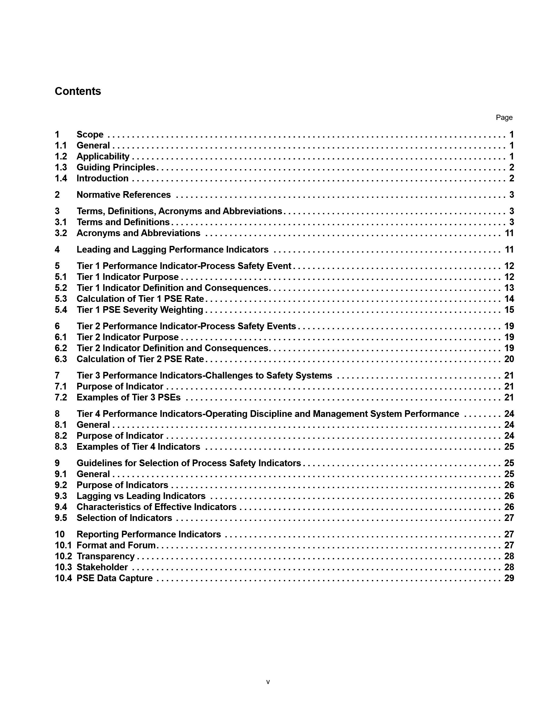 Cover preview — API RP 754 Process Safety Performance Indicators for the Refining and Petrochemical Industries — Page 4