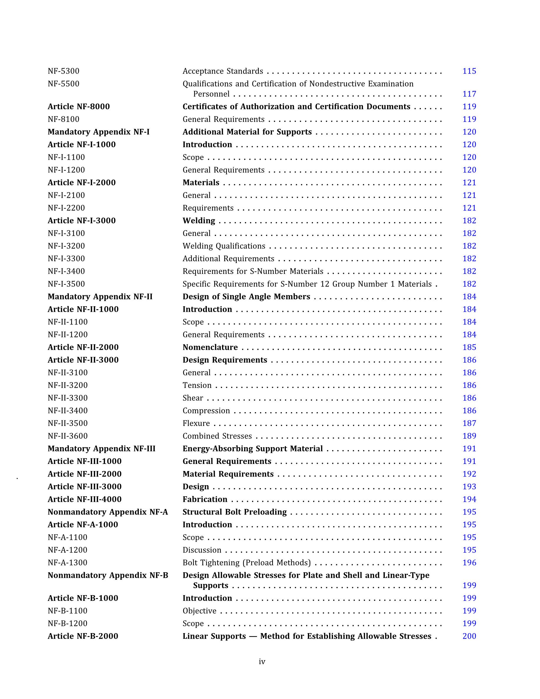 Cover preview — ASME BPVC.III.1.NF-2025 Section III, Rules for Construction of Nuclear Facility Components, Division 1, Subsection NF, Supports — Page 6