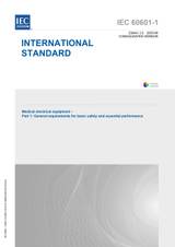 Cover preview — IEC 60601-1 Ed. 3.2 en:2020 Medical electrical equipment - Part 1: General requirements for basic safety and essential performance CONSOLIDATED EDITION — Page 1