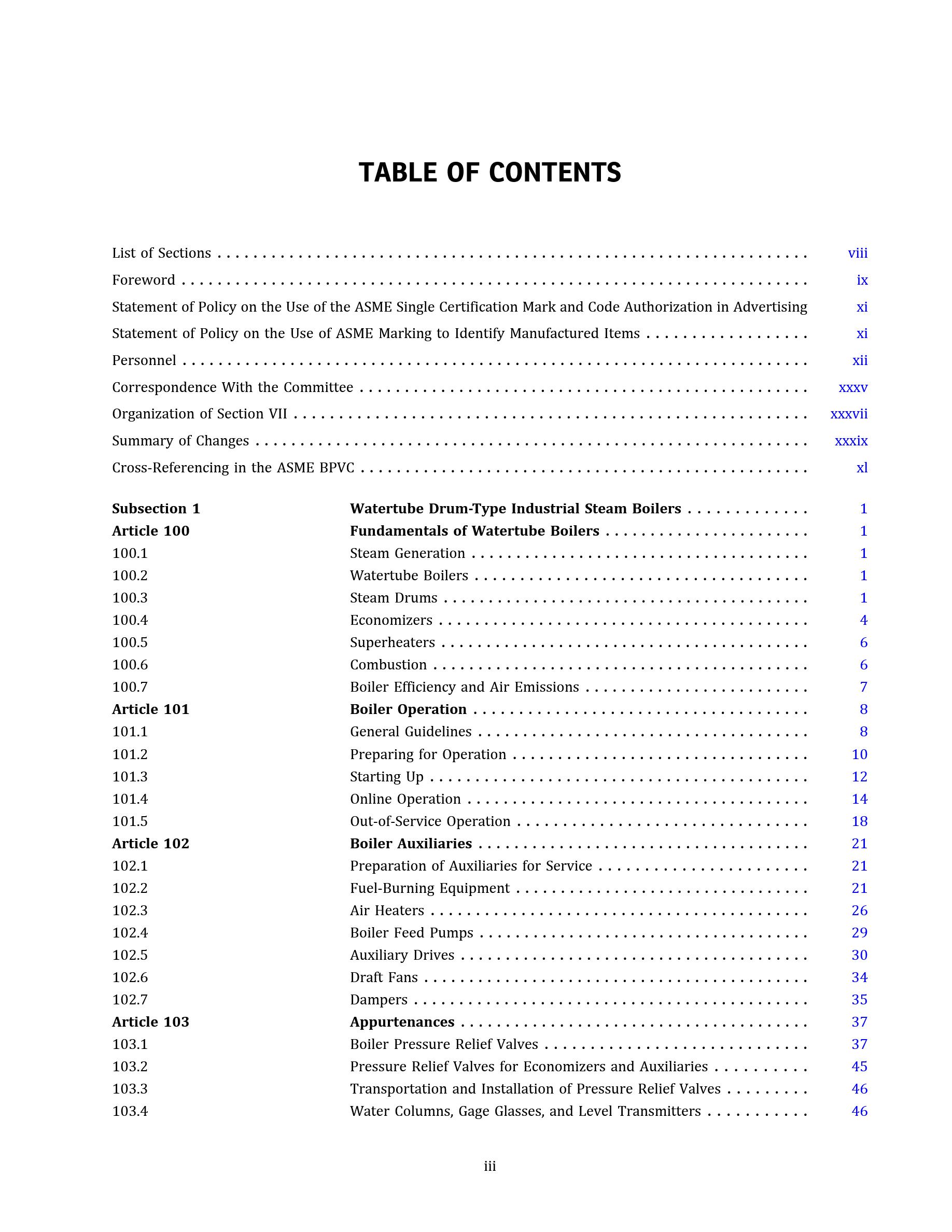 Cover preview — ASME BPVC.VII-2025 Section VII, Recommended Guidelines for the Care of Power Boilers — Page 5