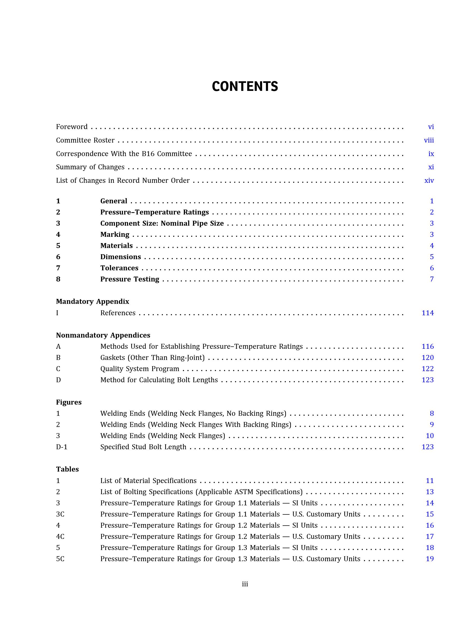 Cover preview — ASME B16.47-2025 Large Diameter Steel Flanges: NPS 26 Through NPS 60 — Page 4
