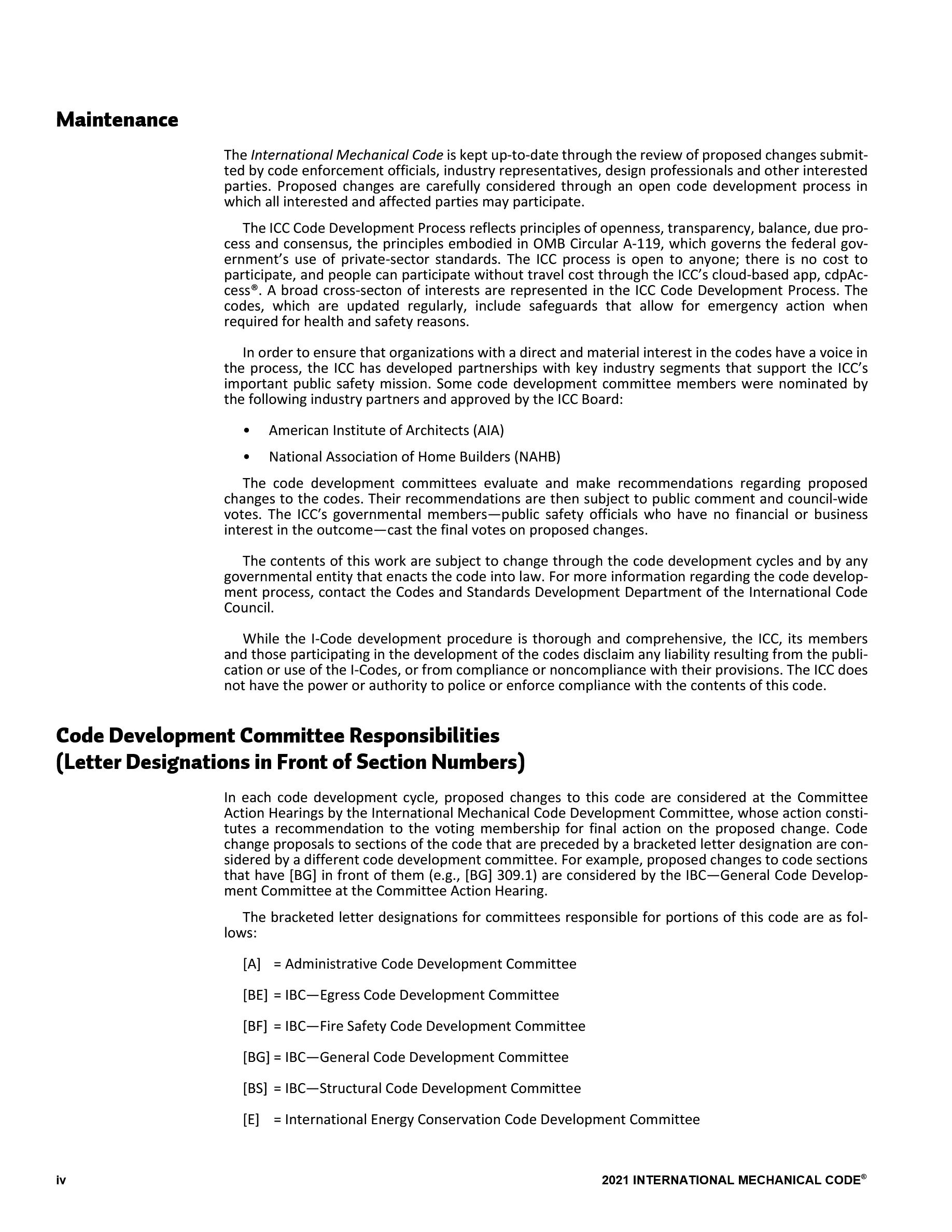 Cover preview — 2021 International Mechanical Code — Page 5