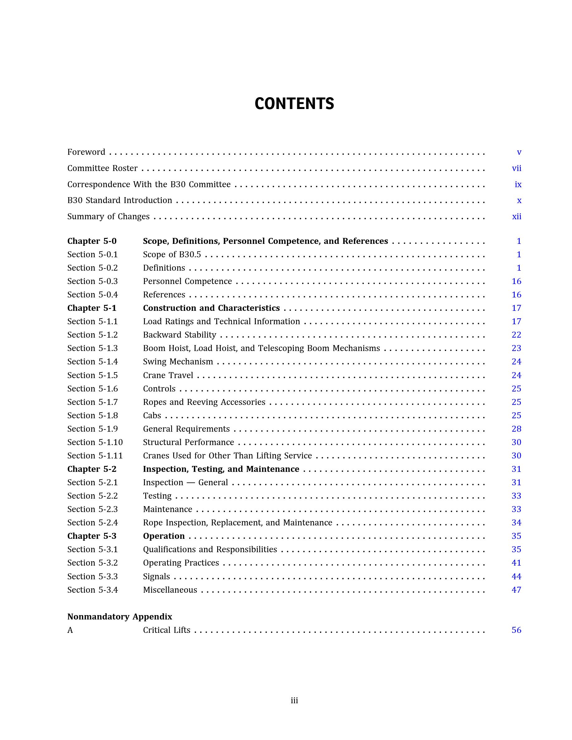 Cover preview — ASME B30.5-2025 Mobile and Locomotive Cranes — Page 4