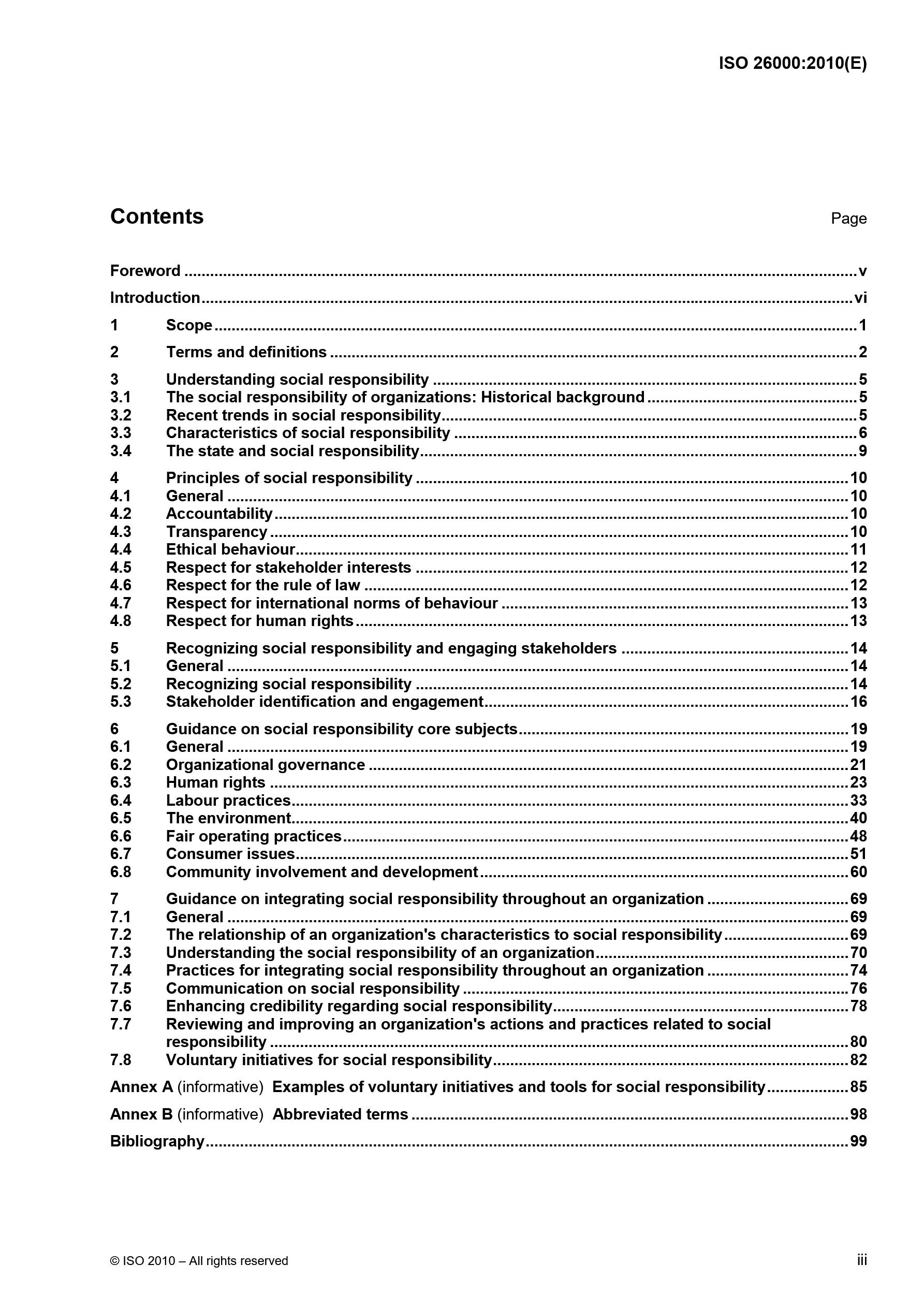 Cover preview — ISO 26000:2010 Guidance on social responsibility — Page 3