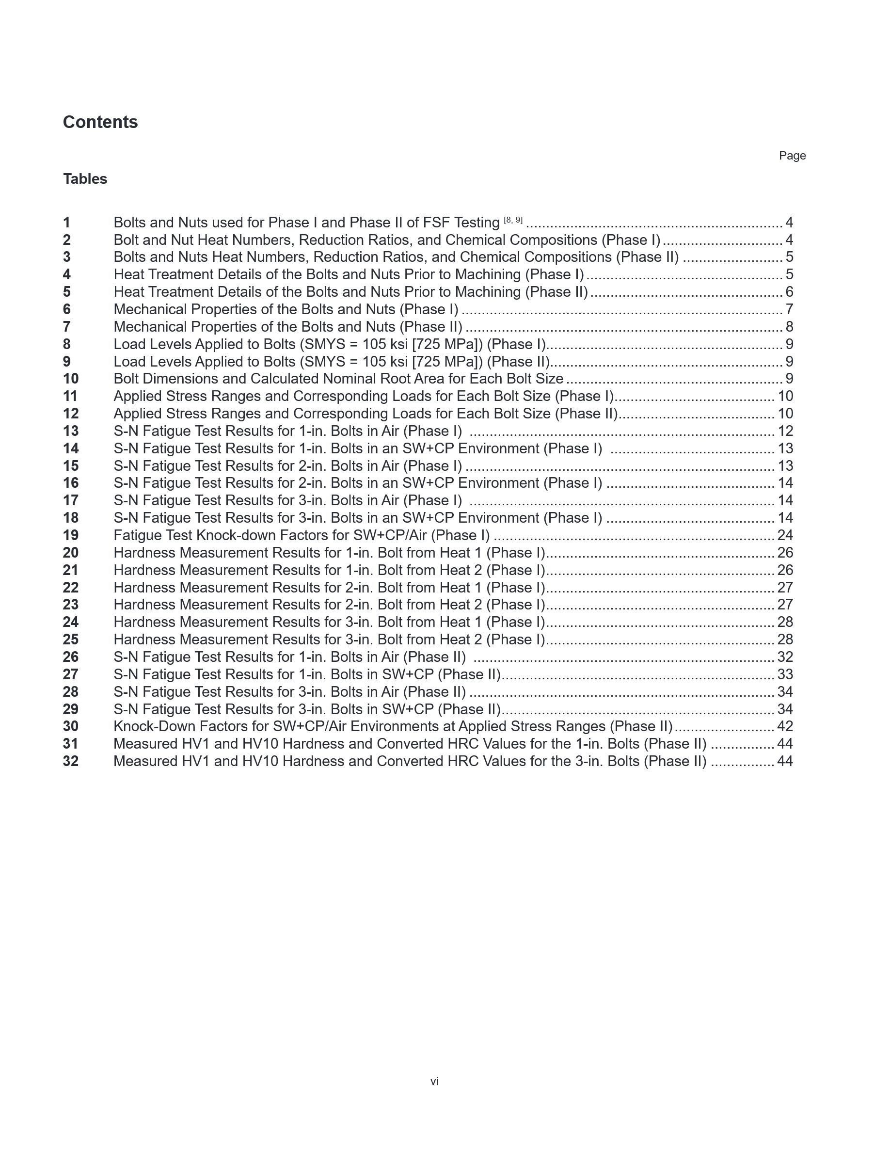 Cover preview — API TR 21TR2 S-N Fatigue Design and Test Data for Low-Alloy Steel Bolts, Second Edition — Page 6