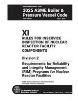 Cover preview — ASME BPVC.XI.2-2025 Section XI, Rules for Inservice Inspection of Nuclear Reactor Facility Components, Division 2, Requirements for Reliability and Integrity Management (RIM) Programs for Nuclear Reactor Facilities — Page 3