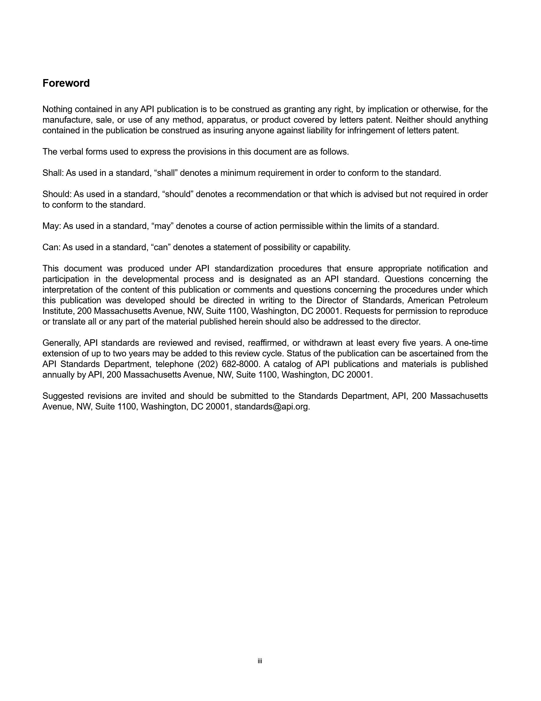 Cover preview — API RP 571 Damage Mechanisms Affecting Fixed Equipment in the Refining Industry, Third Edition — Page 3