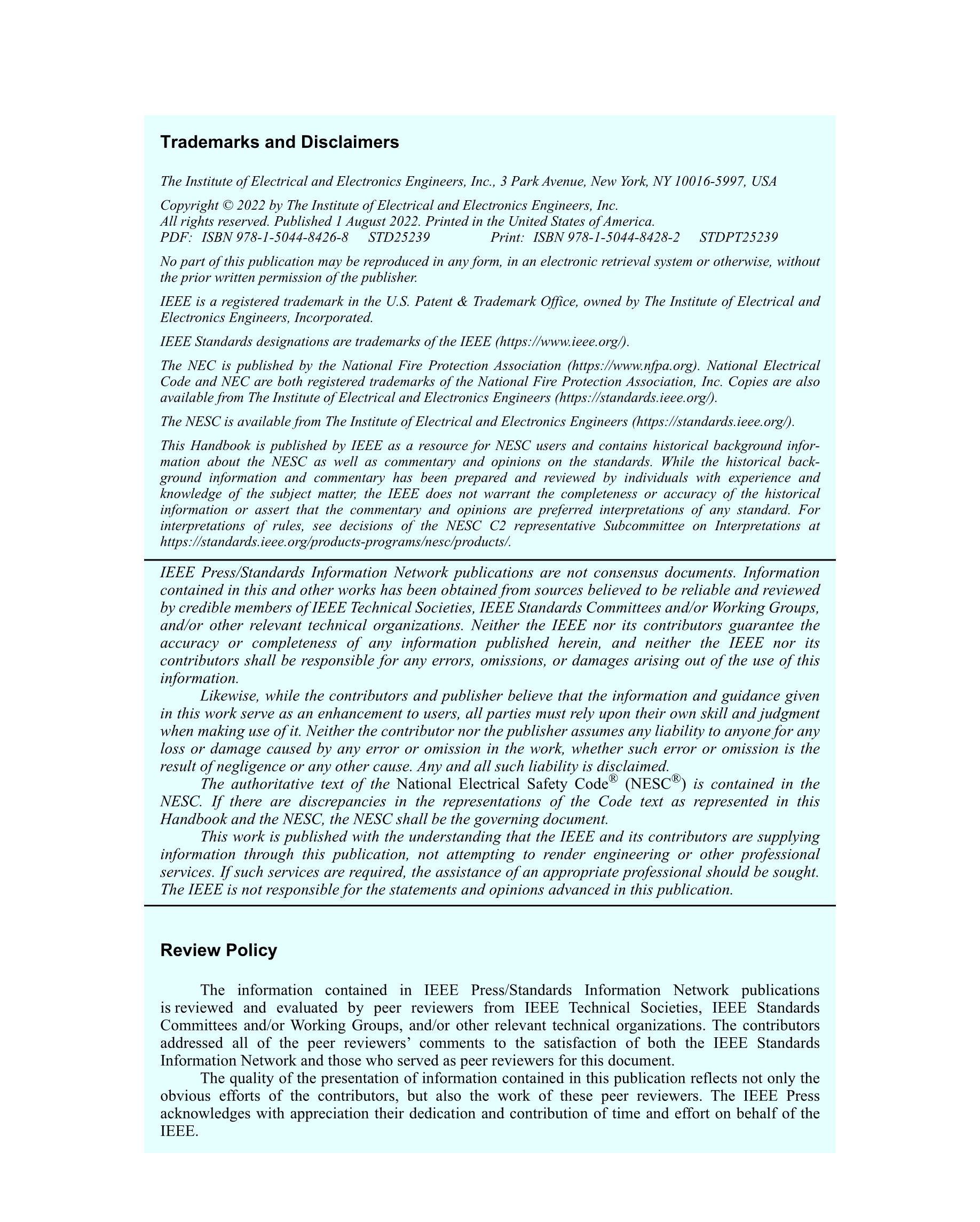 Cover preview — IEEE NESC Handbook - 2023 National Electrical Safety Code (NESC(R)) Handbook — Page 3