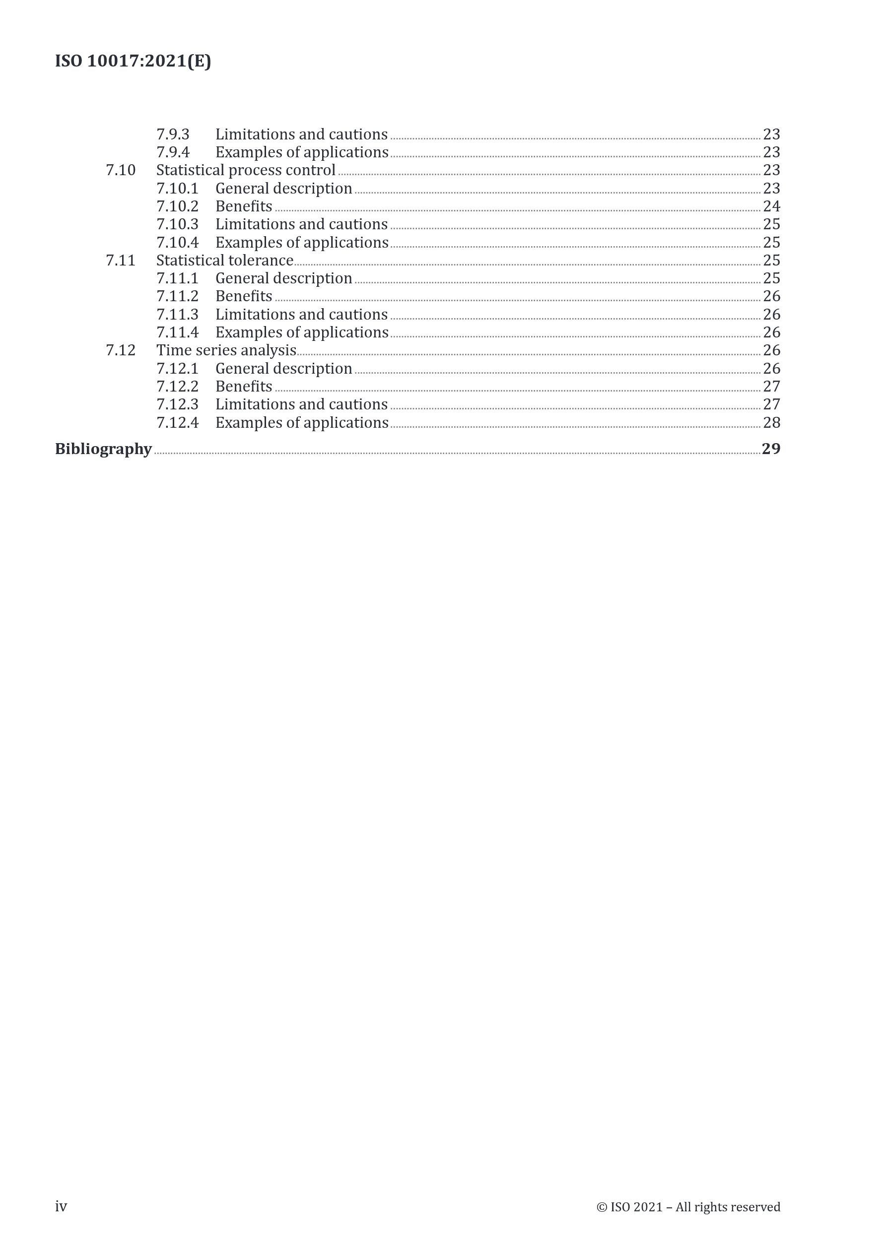 Cover preview — ISO 10017:2021 Quality Management — Guidance on Statistical Techniques for ISO 9001:2015 — Page 4