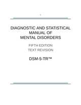 Cover preview — Diagnostic and Statistical Manual of Mental Disorders, Text Revision Dsm-5-tr 5th Edition — Page 4