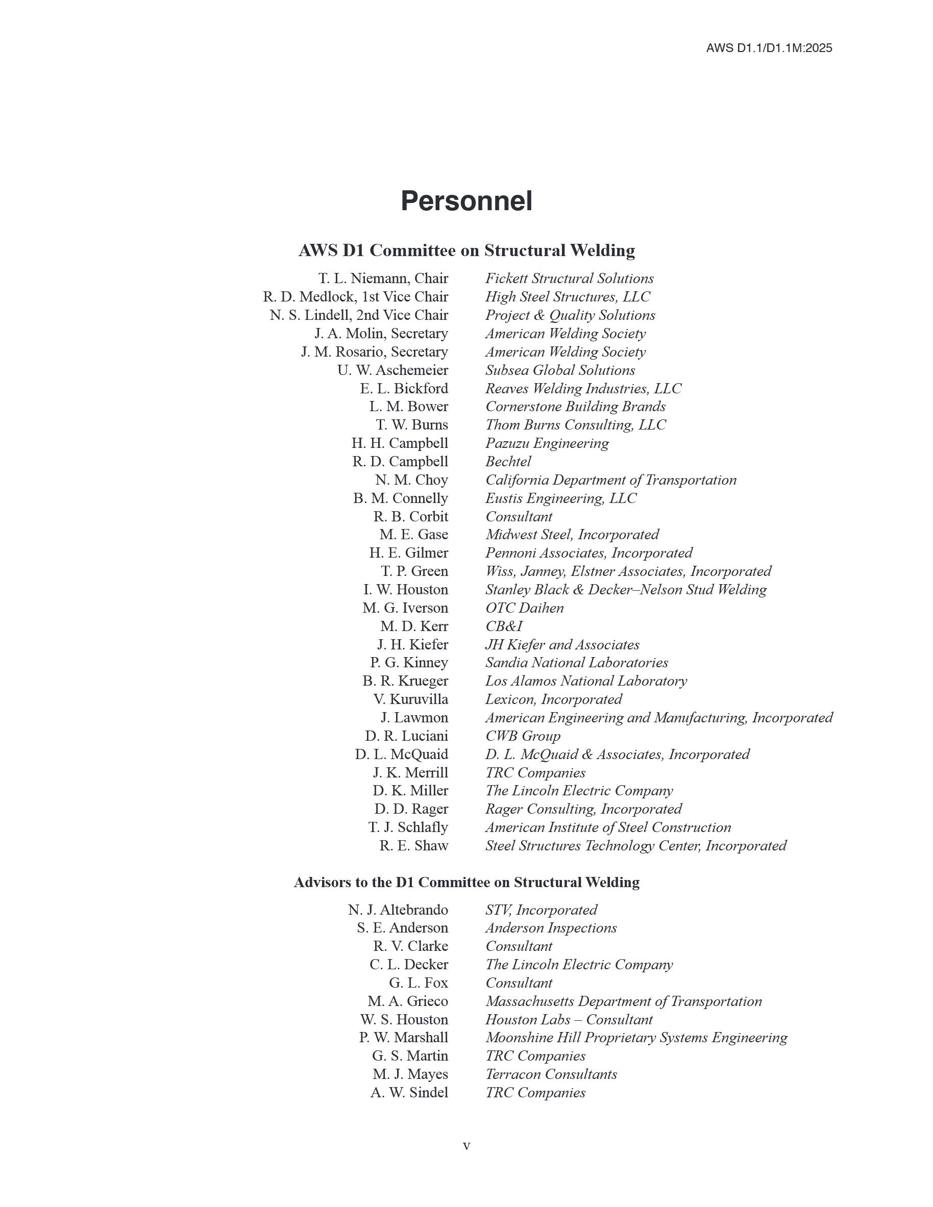 Cover preview — AWS D1.1/D1.1M - Structural Welding Code—Steel - 25th Edition — Page 6