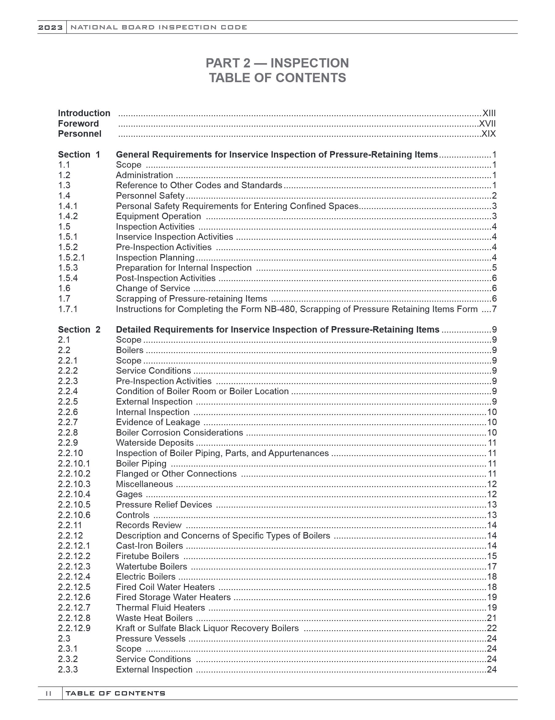 Cover preview — NBBI NB 23 (NBIC) NATIONAL BOARD INSPECTION CODE (NBIC) - 4 VOLUME SET (PARTS 1-4) — Page 3