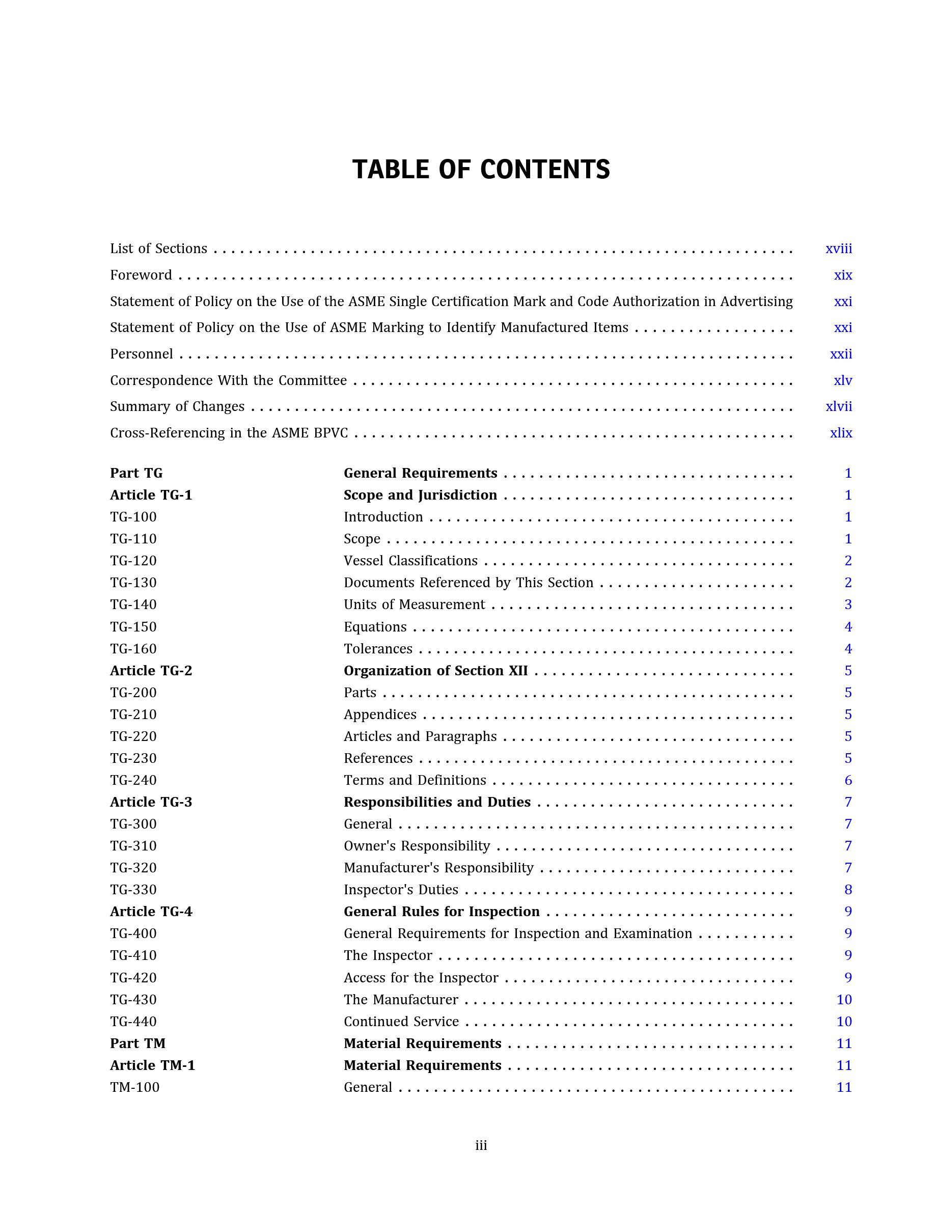 Cover preview — ASME BPVC.XII-2025 Section XII - Rules for Construction and Continued Service of Transport Tanks — Page 5