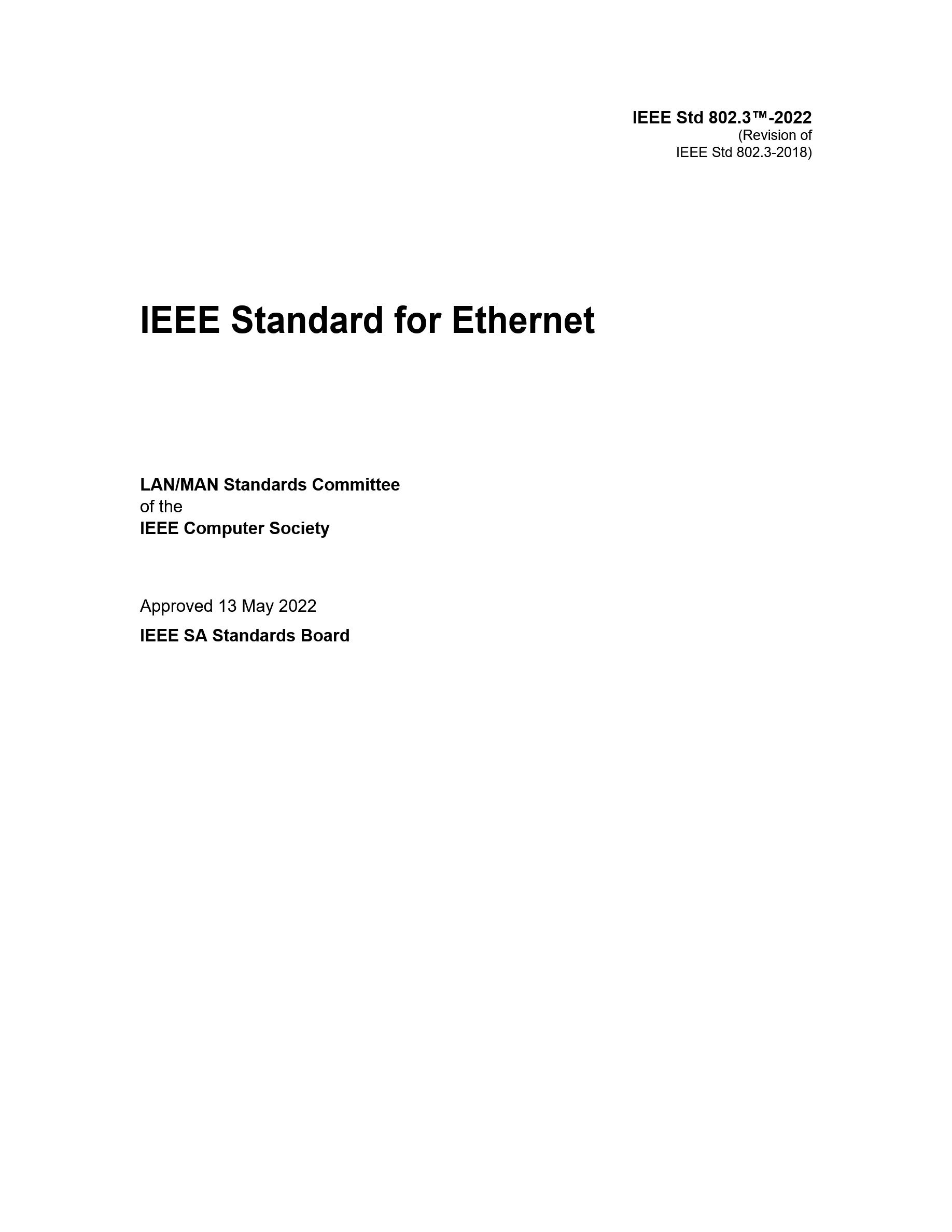 Cover preview — IEEE 802.3 Standard for Ethernet — Page 2