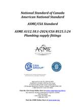 Cover preview — CSA B125.1:24/ASME A112.18.1-2024 Plumbing Supply Fittings — Page 5