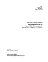 Cover preview — LIA Z136.4-2021 American National Standard Recommended Practice for Laser Safety Measurements for Classification and Hazard Evaluation — Page 2