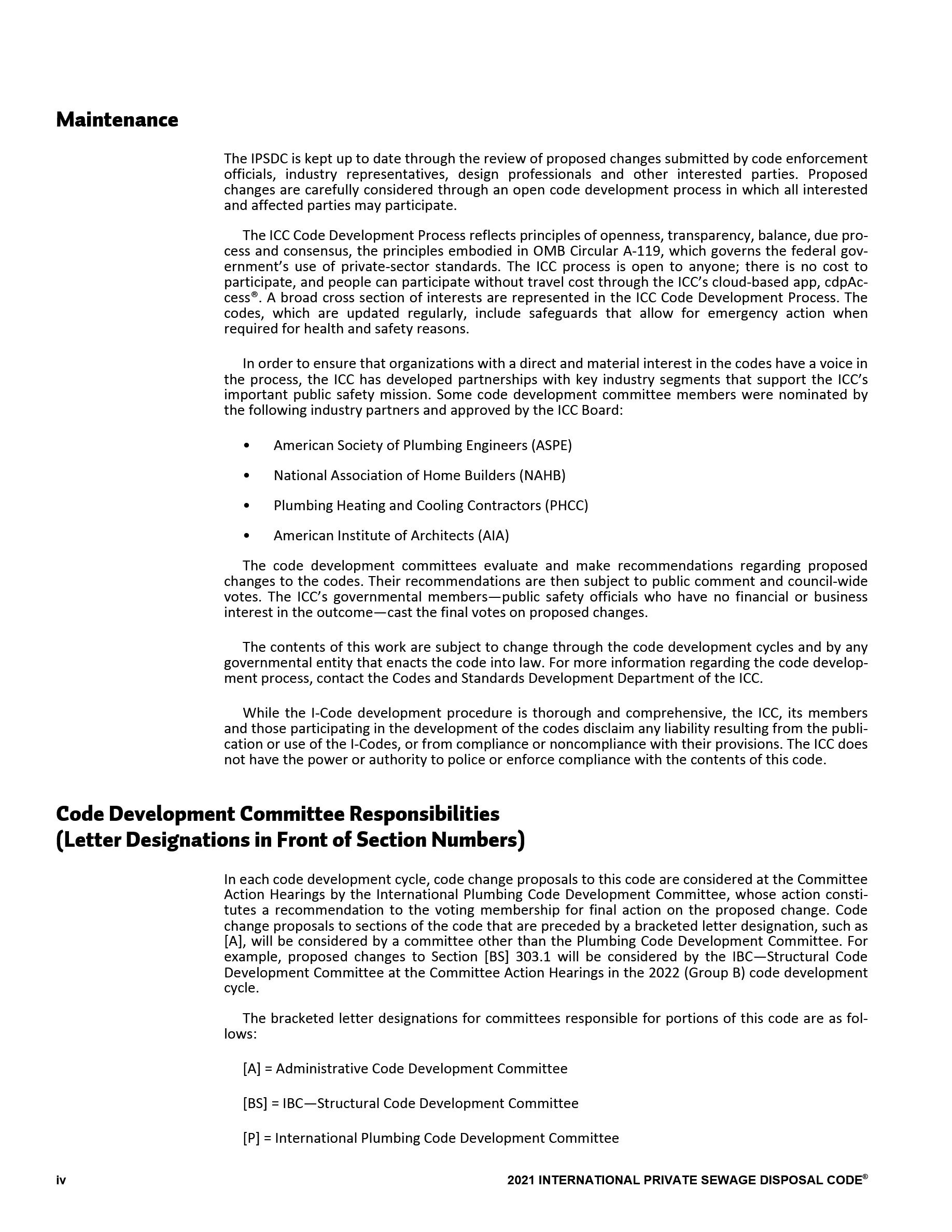 Cover preview — 2021 International Private Sewage Disposal Code — Page 5
