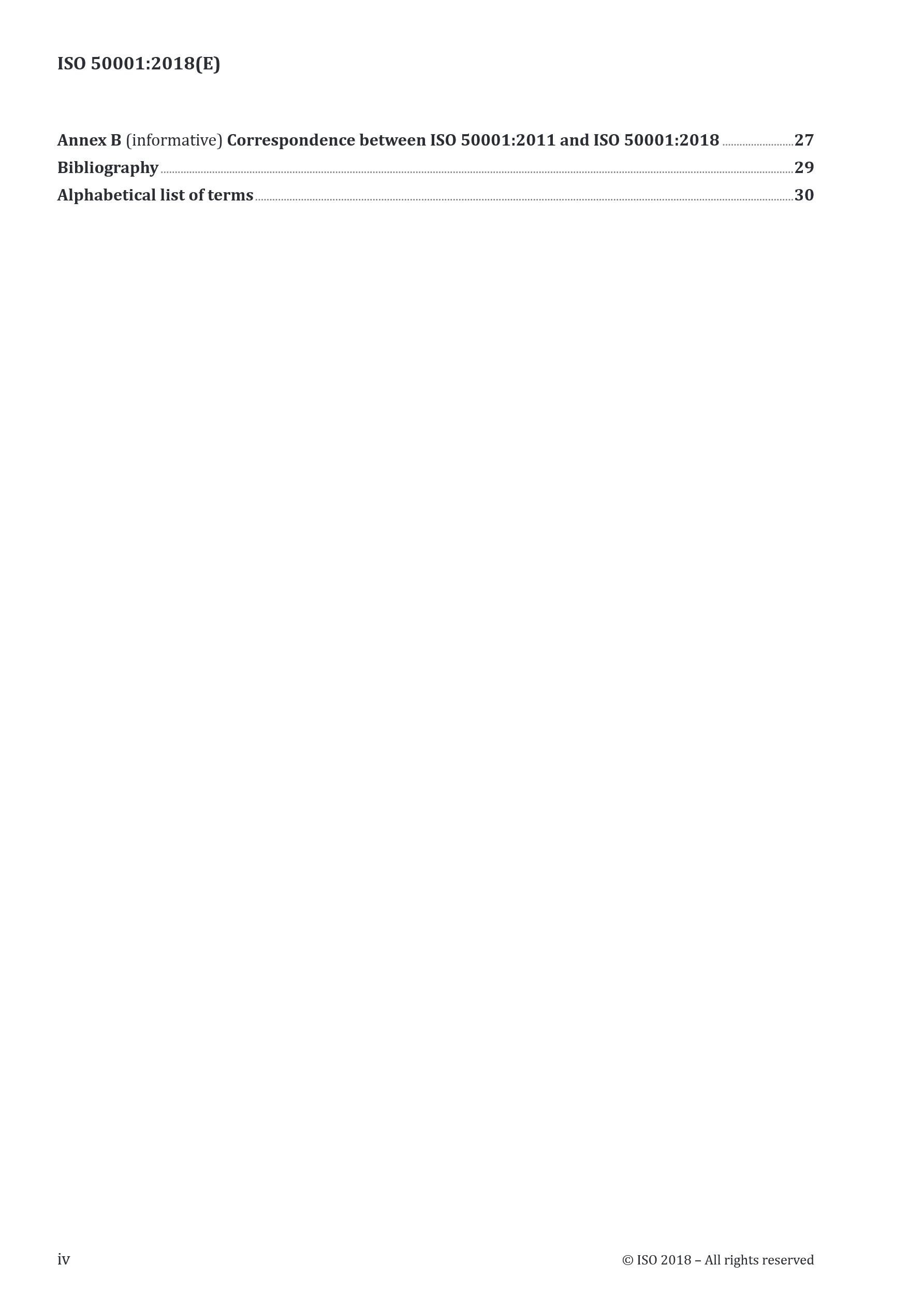 Cover preview — ISO 50001:2018 Energy management systems — Requirements with guidance for use — Page 4