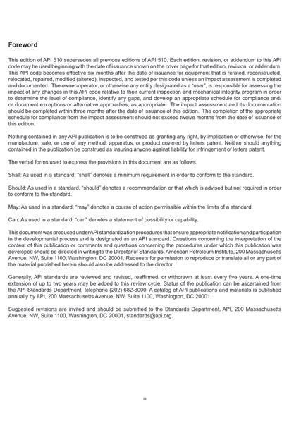 API 510 Pressure Vessel Inspection Code: In-service Inspection, Rating ...