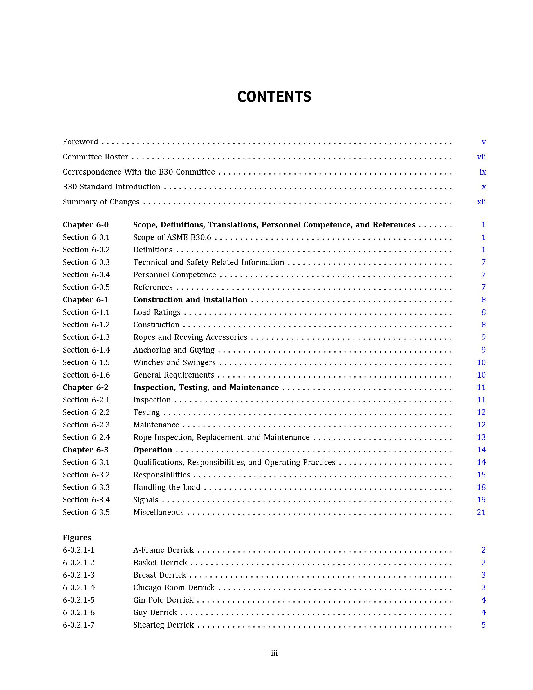 Cover preview — ASME B30.6-2025 Derricks: Safety Standard for Cableways, Cranes, Derricks, Hoists, Hooks, Jacks, and Slings — Page 4